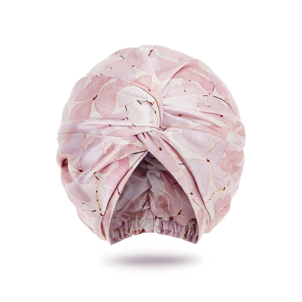 vazasilk double layer silk bonnet Iris Light Purple