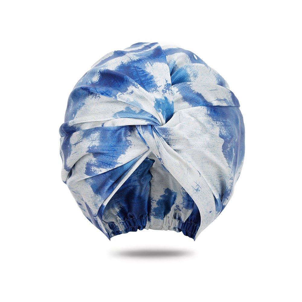 vazasilk double layer silk bonnet Mystic Sky
