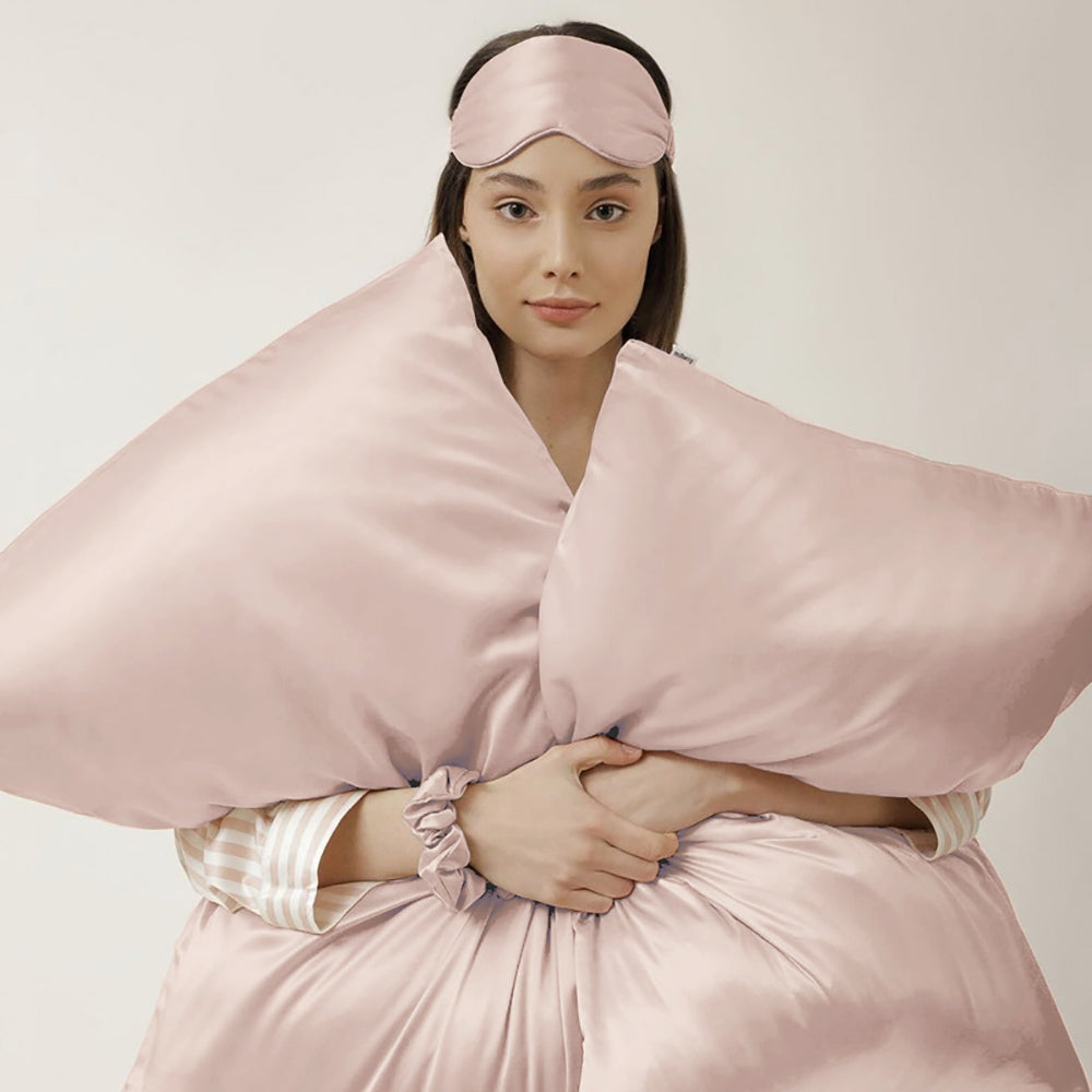 22 Momme Silk Pillowcase - Rosy Pink