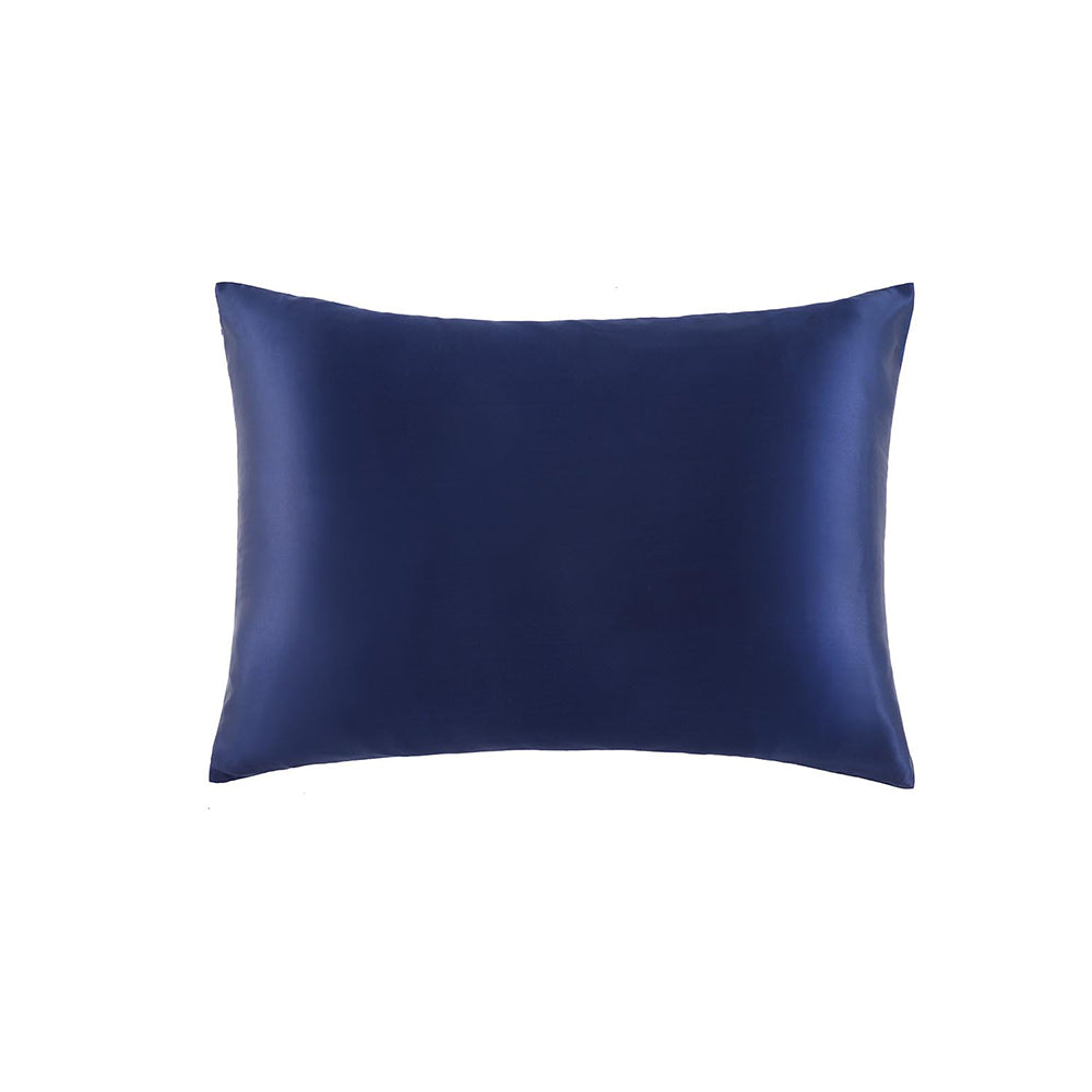 Taie d'Oreiller en Soie 22 Momme - Bleu Marine