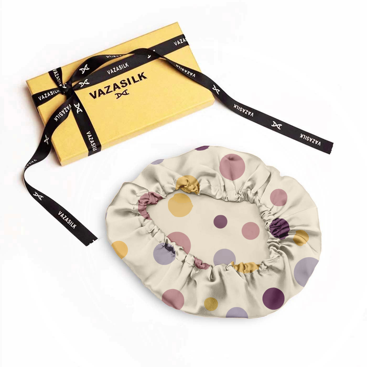 Single Layer Silk Bonnet - Patterned
