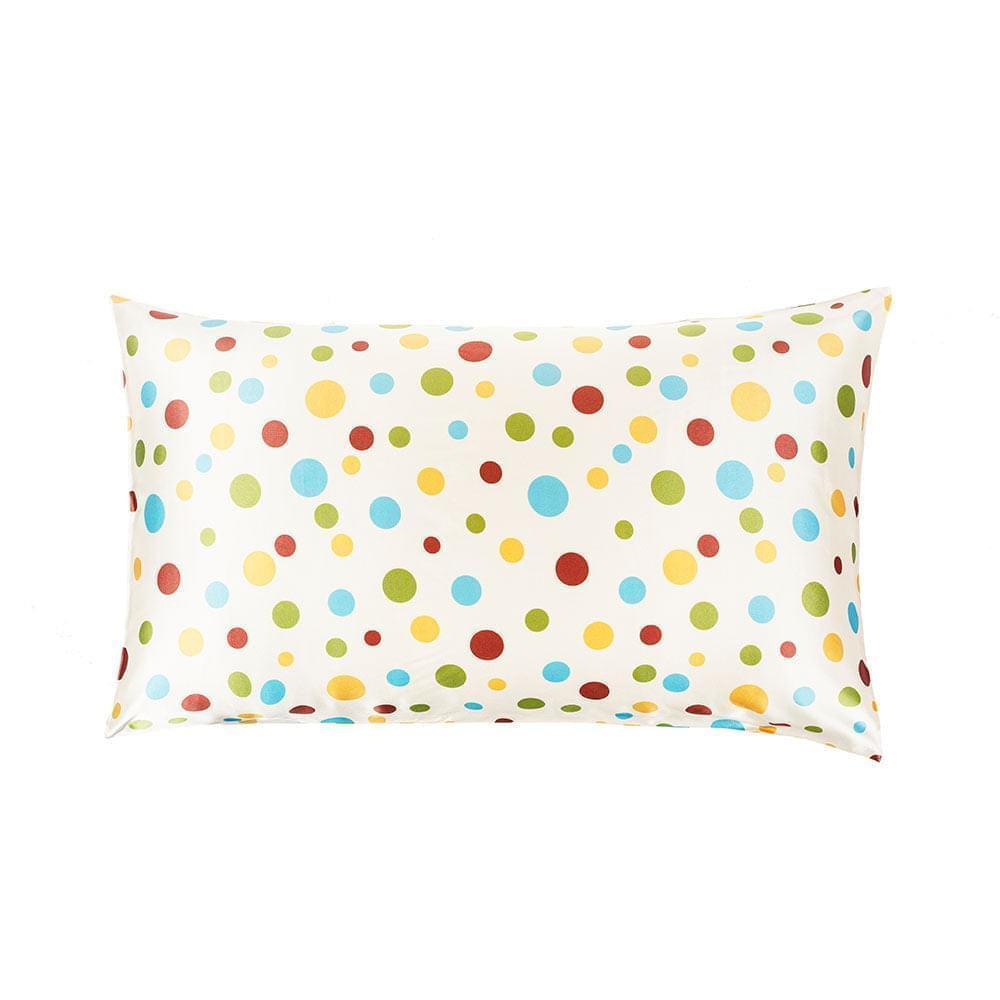 Blue Dots Pure Mulberry Silk Pillowcase - VAZASILK