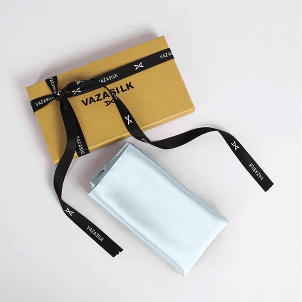 22 Momme Silk Pillowcase - Light Blue