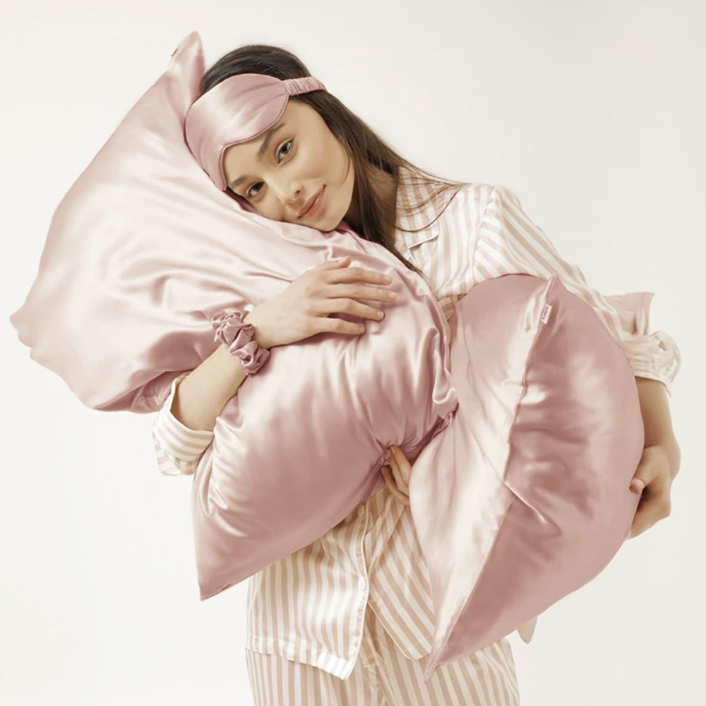 22 Momme Silk Pillowcase - Rosy Pink