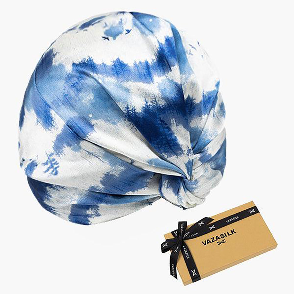 vazasilk double layer silk bonnet Mystic Sky
