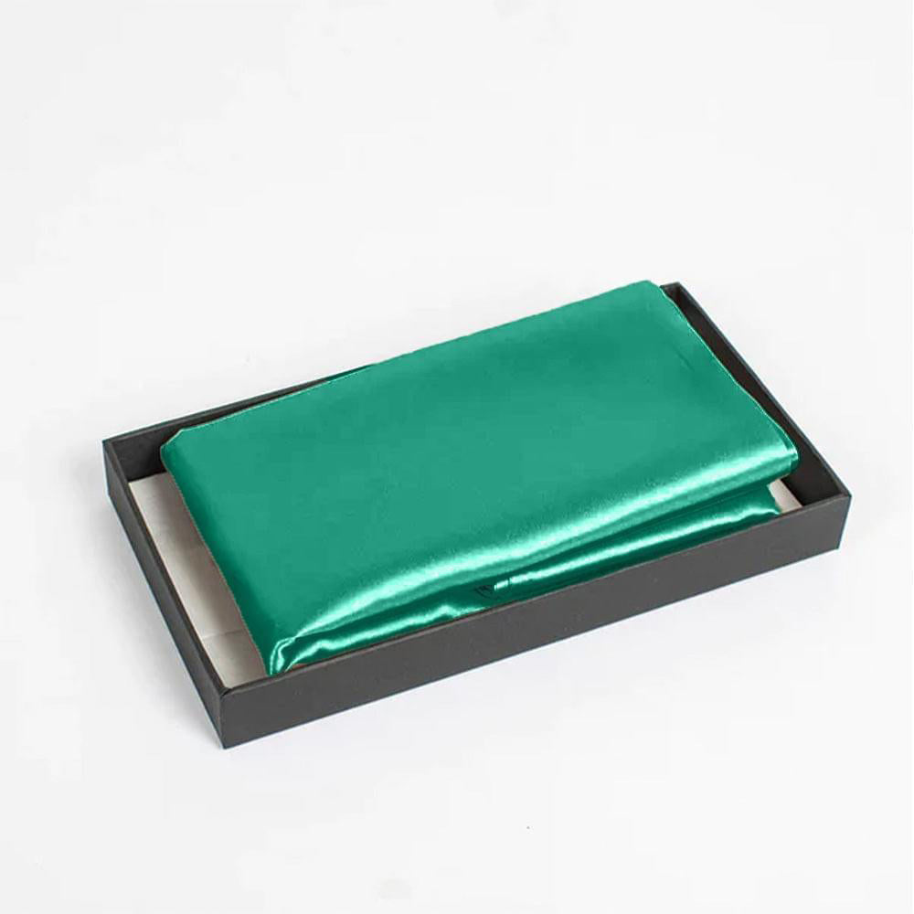 22 Momme Silk Pillowcase - Dark Green