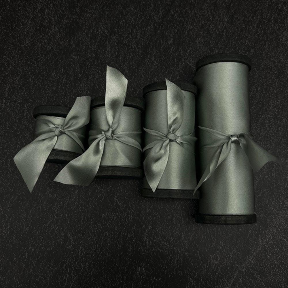 4 Rolls of Different Sized Silk Ribbon - VAZASILK