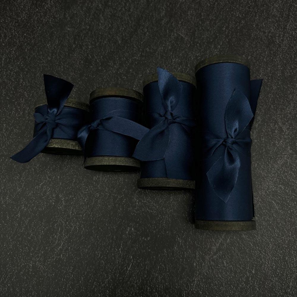 4 Rolls of Different Sized Silk Ribbon - VAZASILK