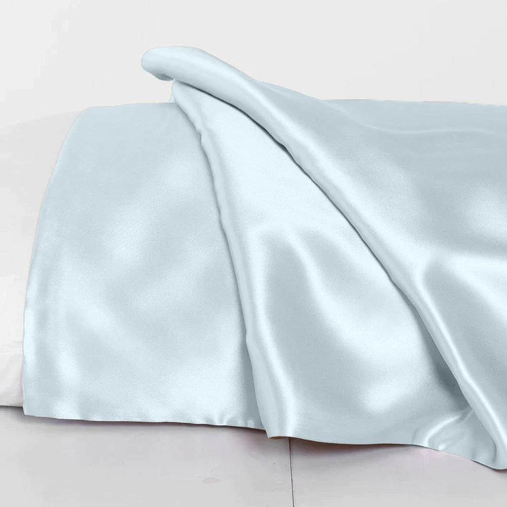 22 Momme Silk Pillowcase - Light Blue