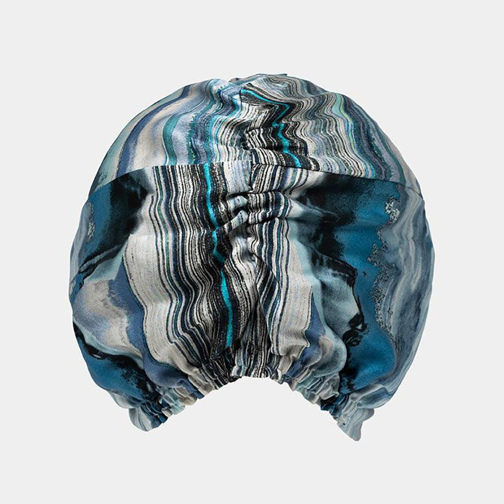vazasilk double layer silk bonnet Ink Dyeing