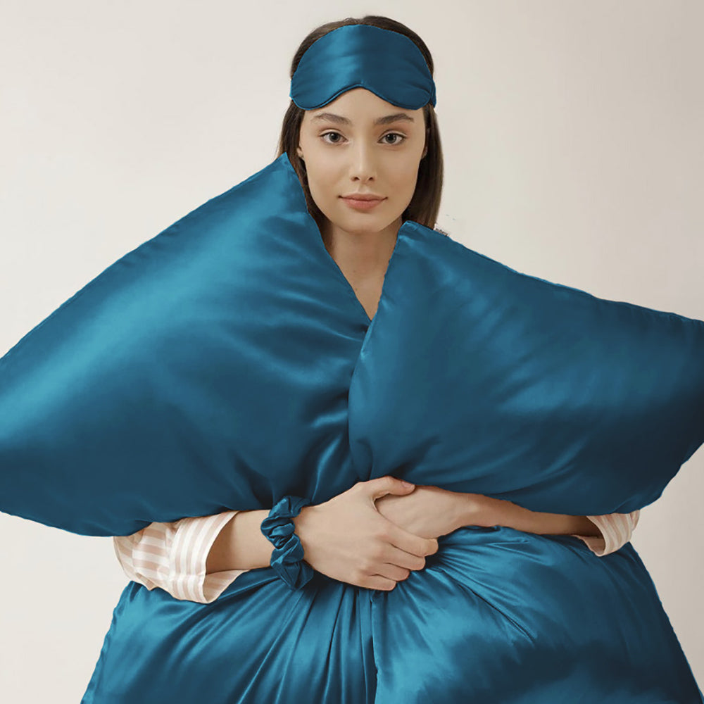 22 Momme Silk Pillowcase - Teal