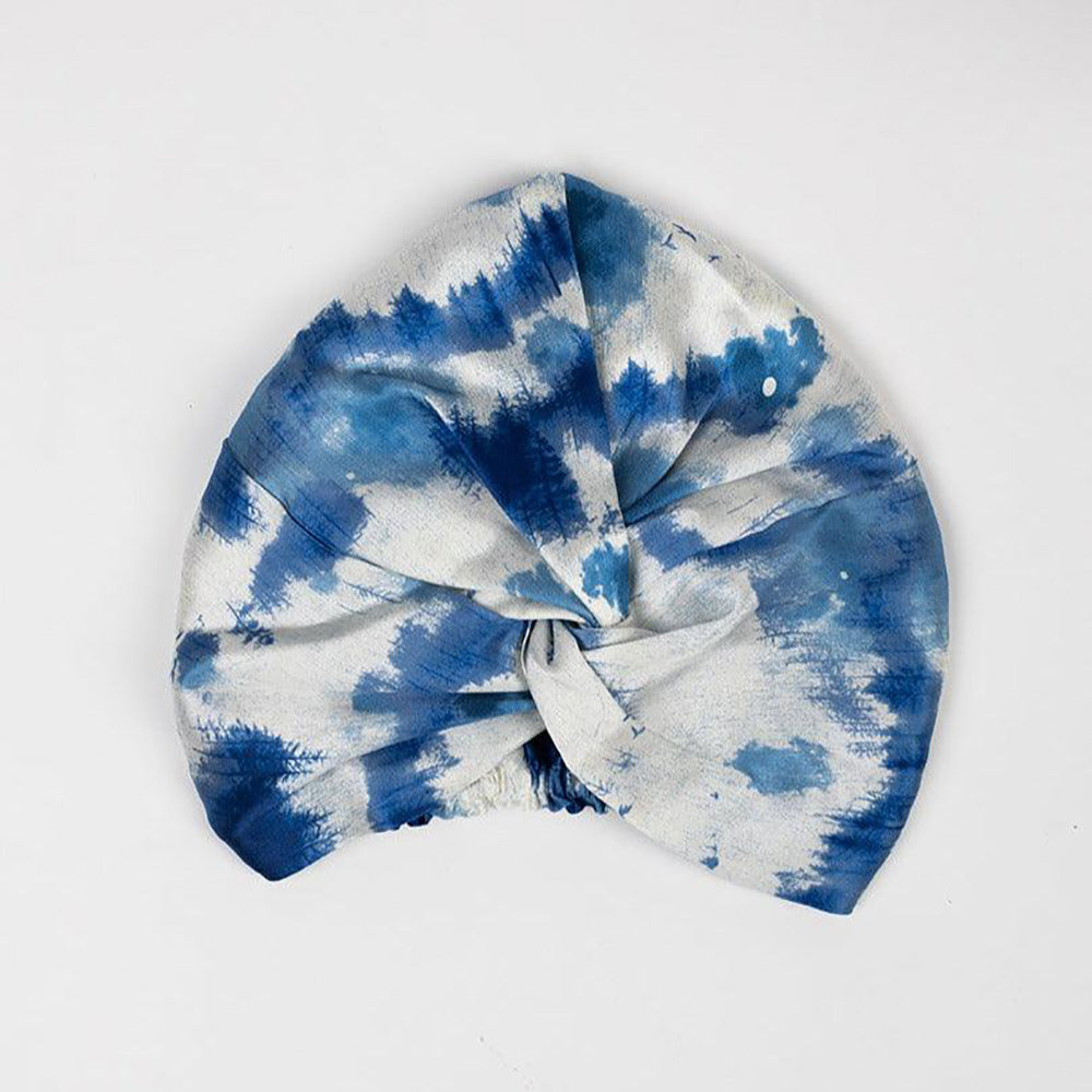 vazasilk double layer silk bonnet Mystic Sky
