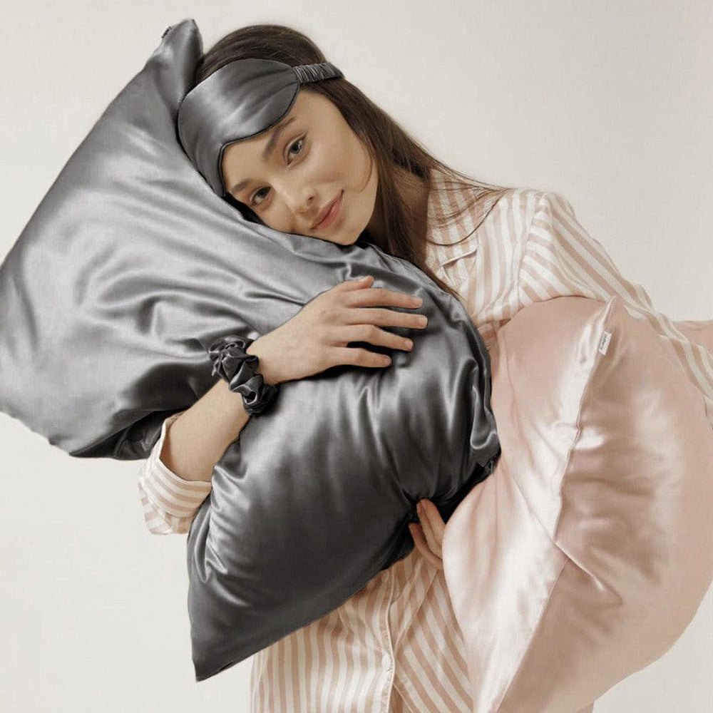22 Momme Silk Pillowcase - Dark Gray