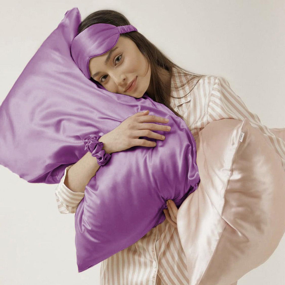 22 Momme Silk Pillowcase - Royal Purple
