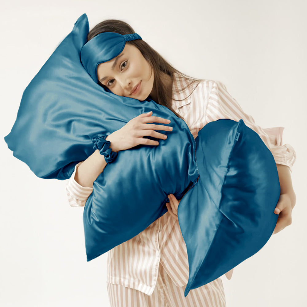22 Momme Silk Pillowcase - Teal
