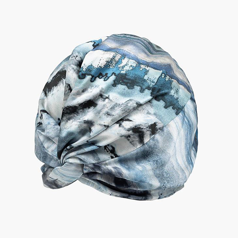 vazasilk double layer silk bonnet Ink Dyeing