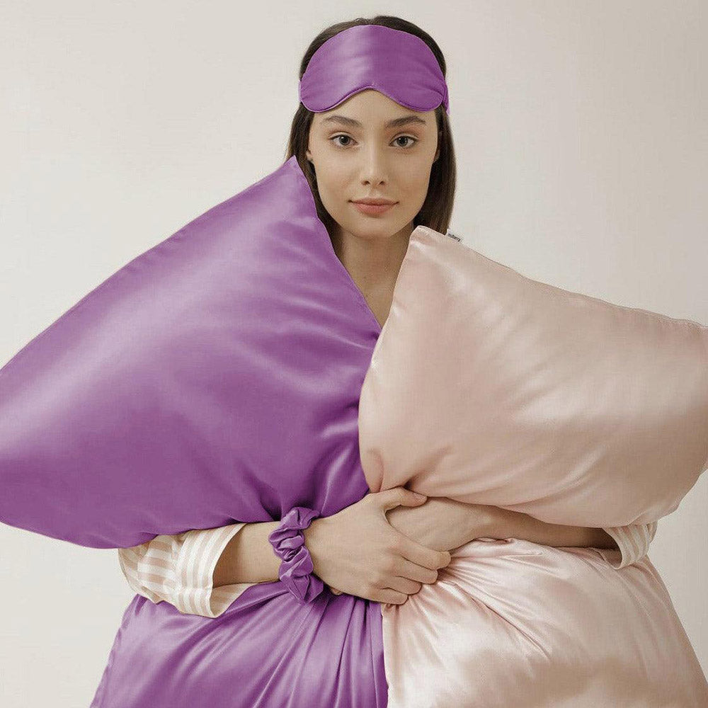 22 Momme Silk Pillowcase - Royal Purple