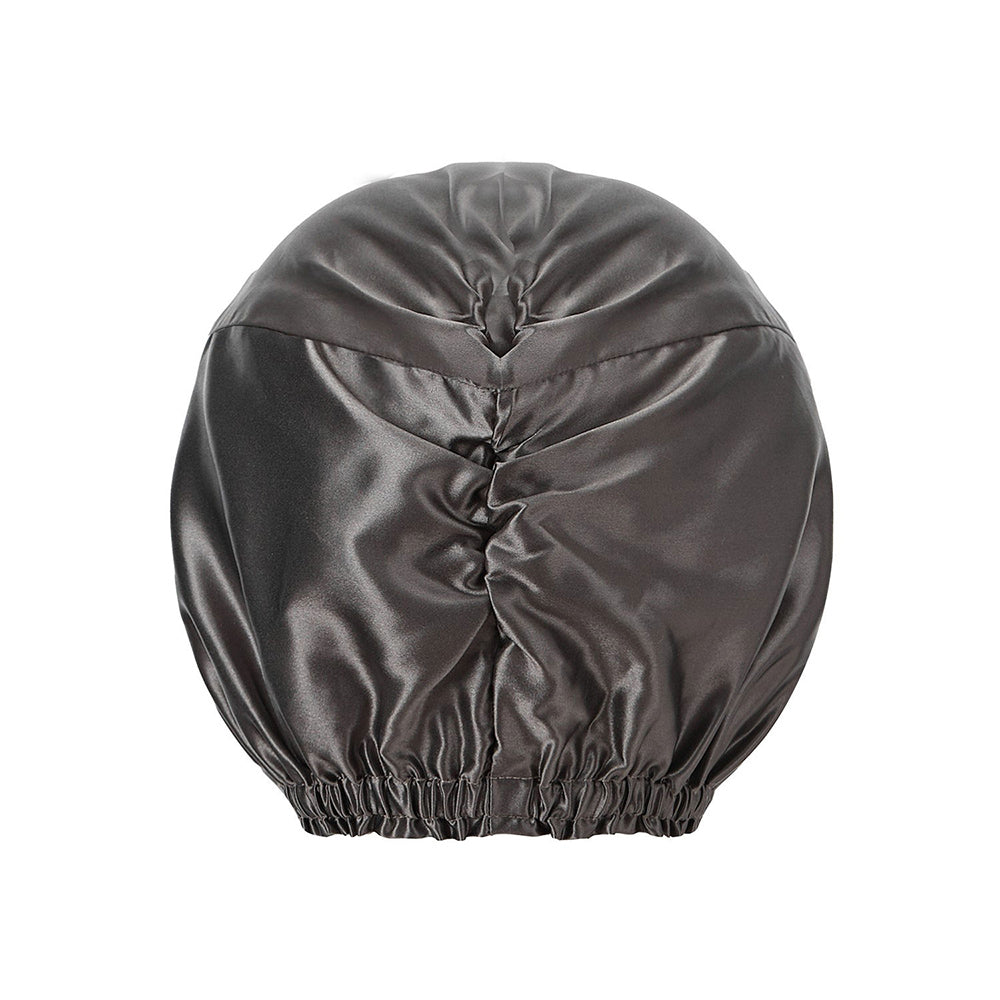 vazasilk double layer silk bonnet gray