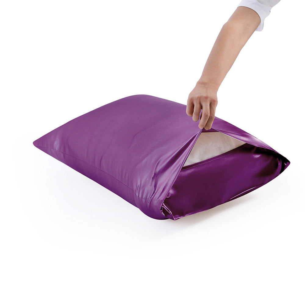 22 Momme Silk Pillowcase - Royal Purple
