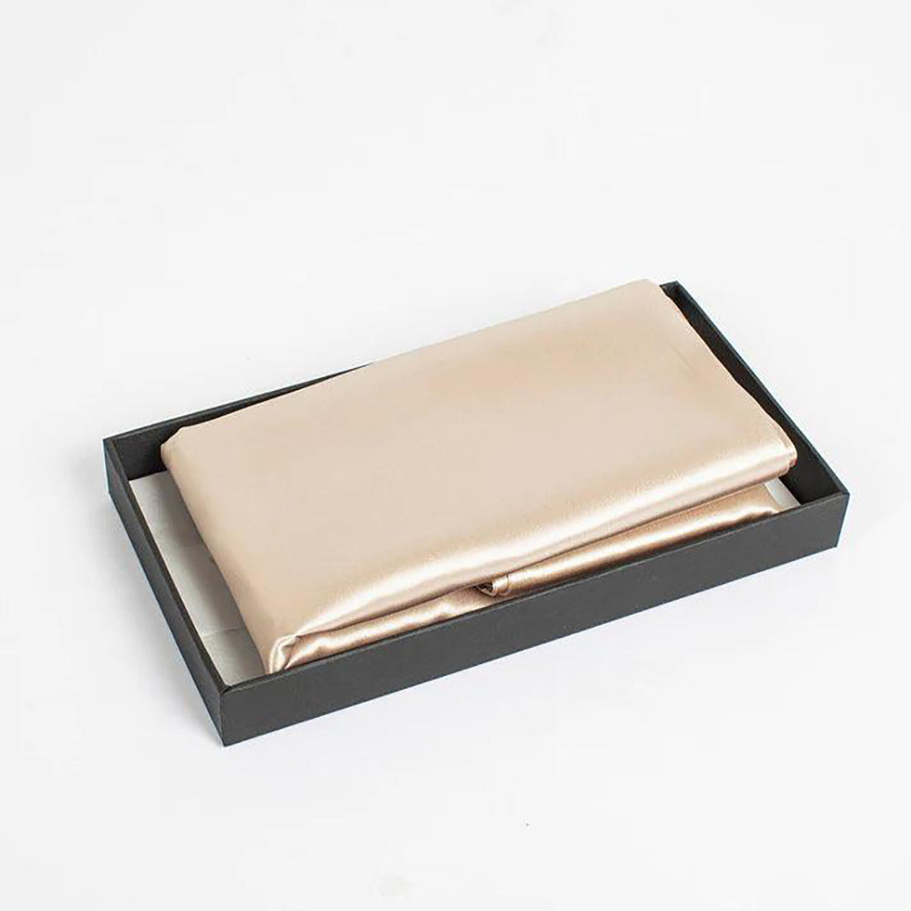 Taie d'Oreiller en Soie 22 Momme - Champagne