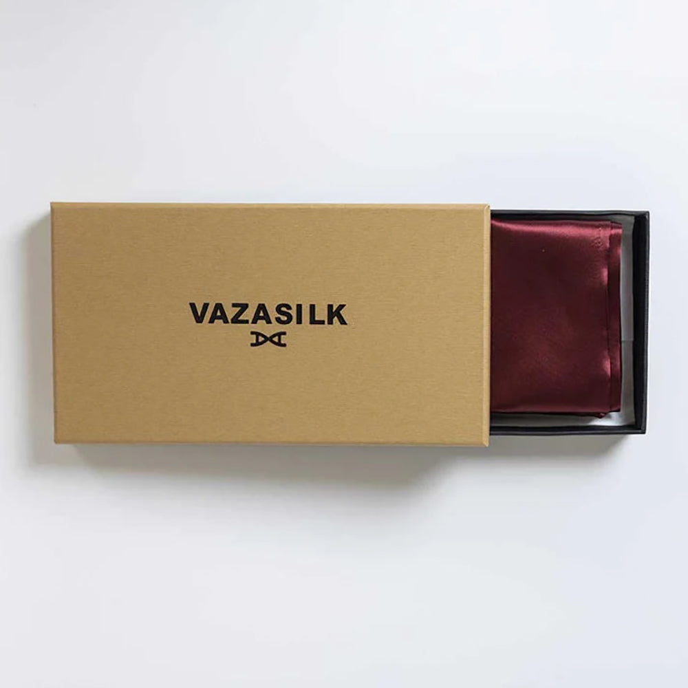 22 Momme Silk Pillowcase - Burgundy Red