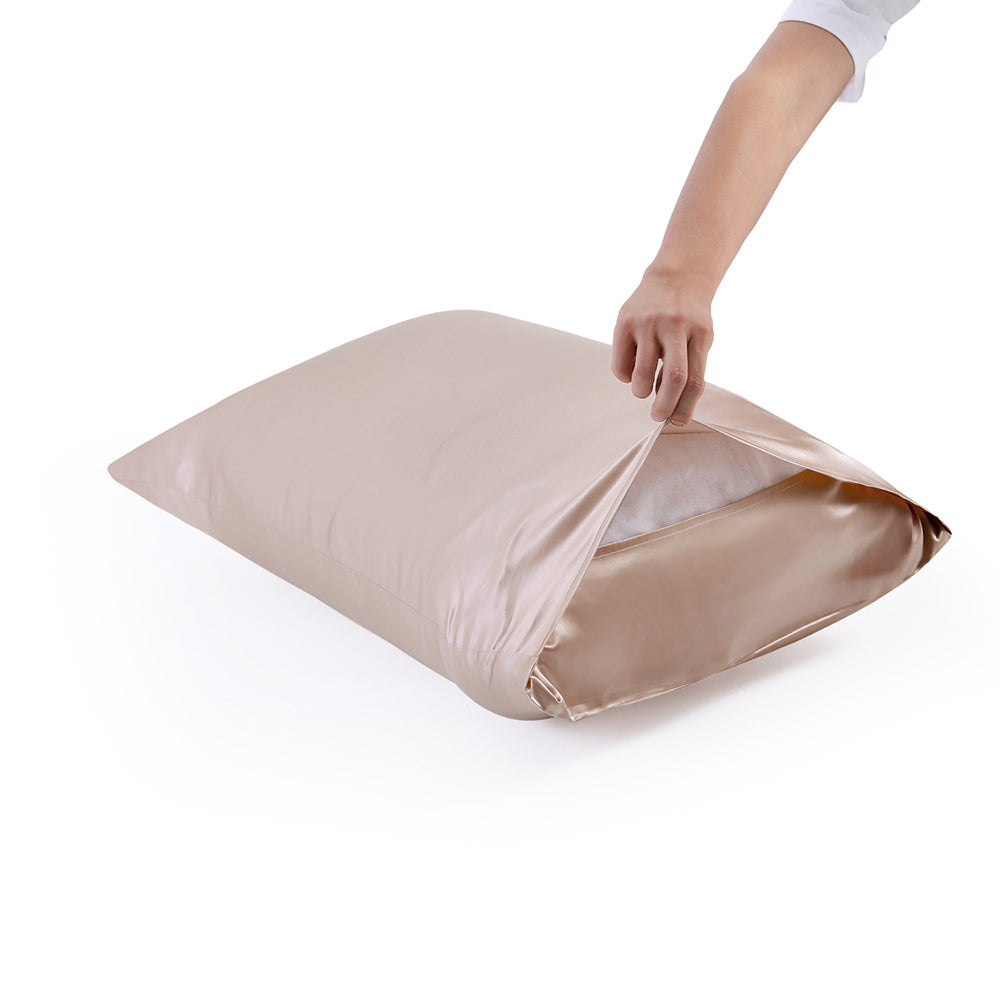 22 Momme Silk Pillowcase - Rosy Pink