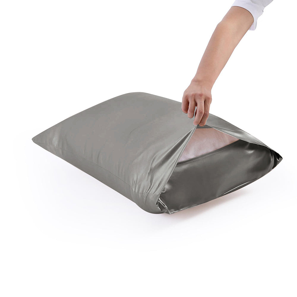 22 Momme Silk Pillowcase - Dark Gray