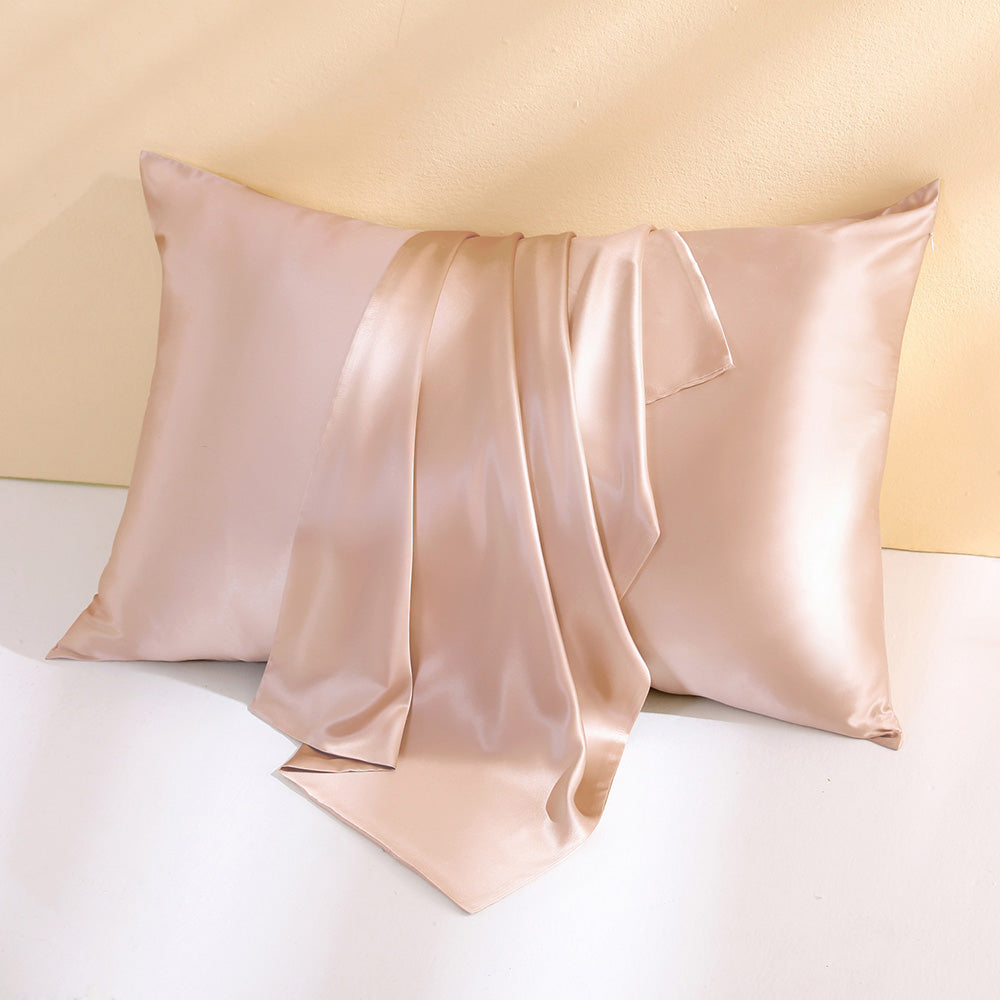 22 Momme Silk Pillowcase - Rosy Pink