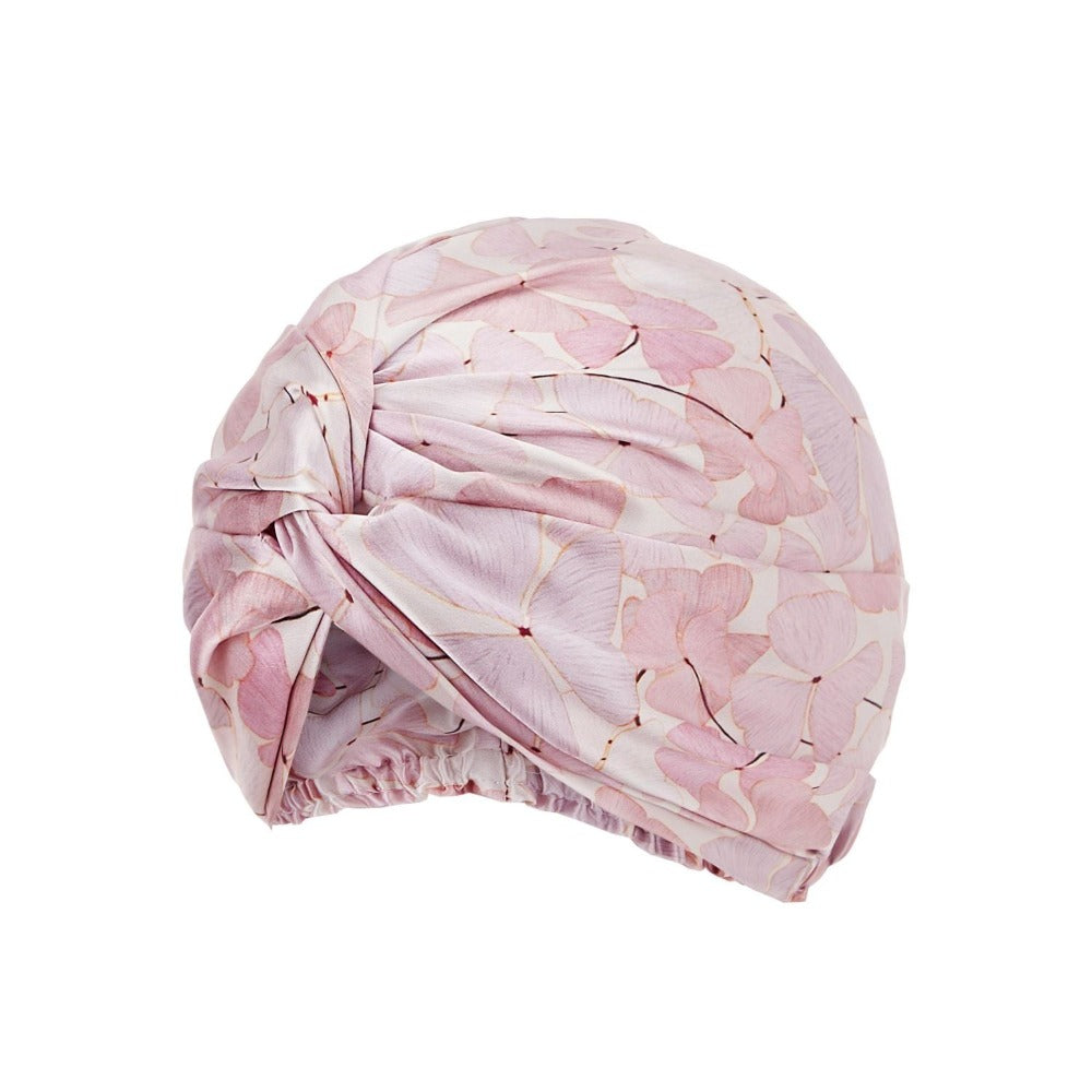 vazasilk double layer silk bonnet Iris Light Purple