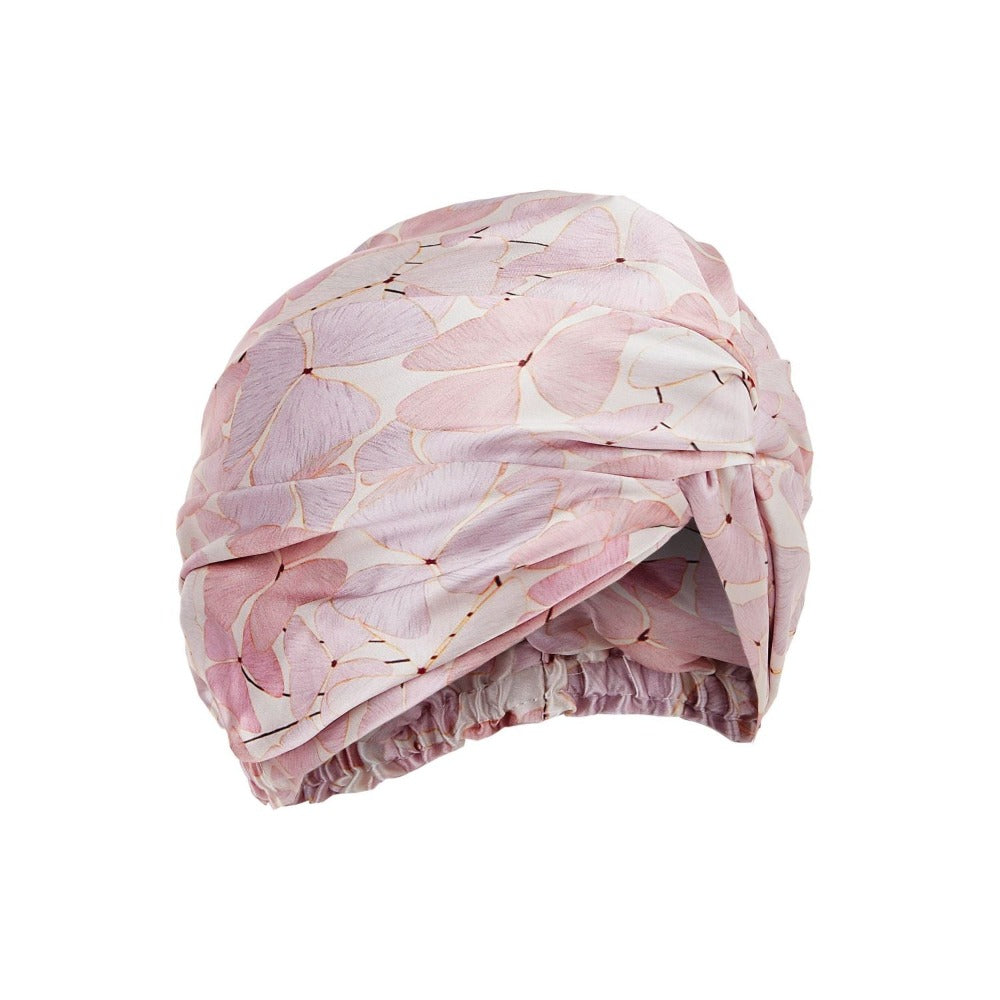 vazasilk double layer silk bonnet Iris Light Purple
