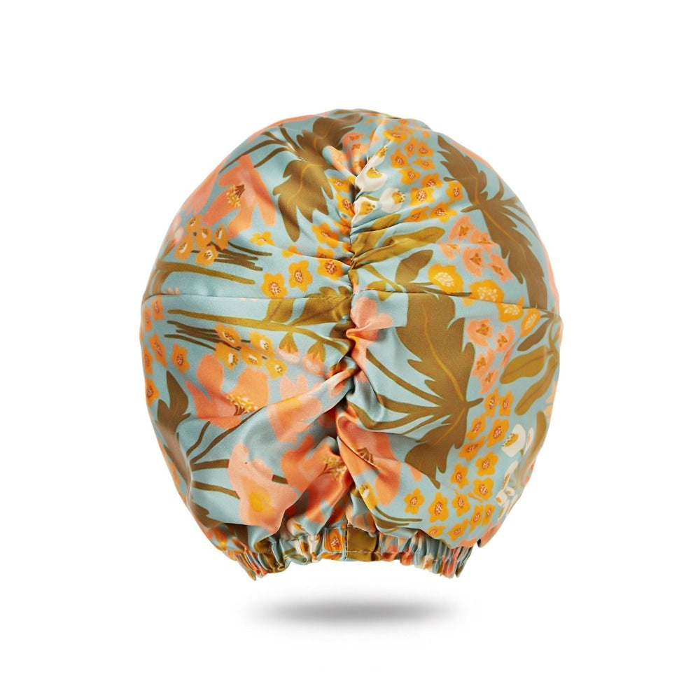 vazasilk double layer silk bonnet Citrus Flower