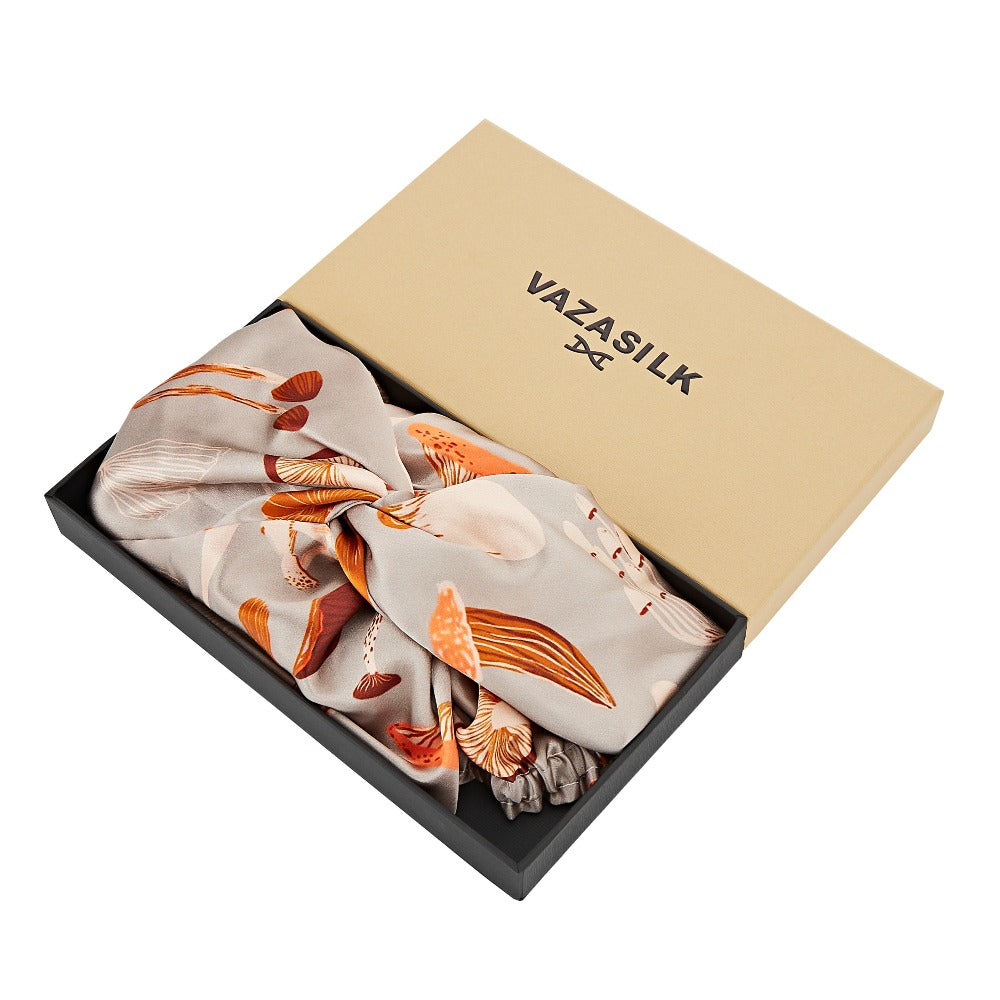 vazasilk double layer silk bonnet Mushroom