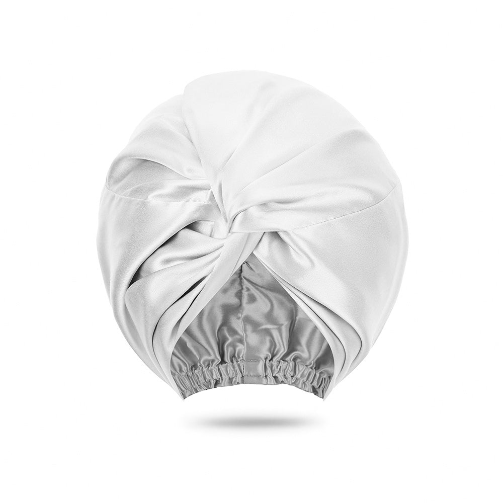 Doppellagige Seidenhaube - Einfarbig