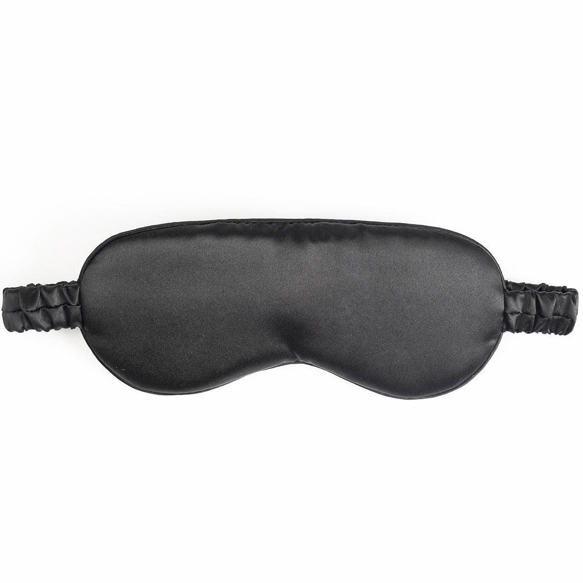 Black Pure Mulberry Silk Sleep Eye Mask - VAZASILK
