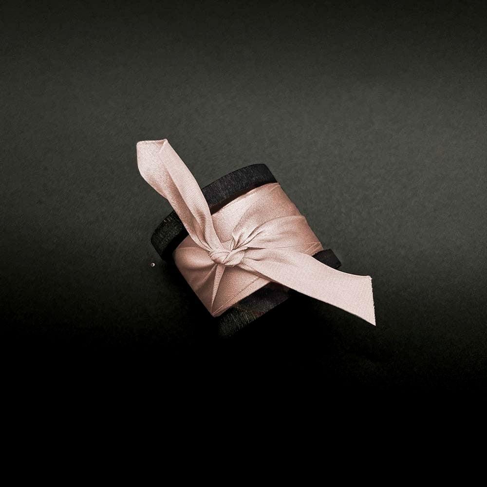 Blossom Pink Pure Silk Ribbon - VAZASILK