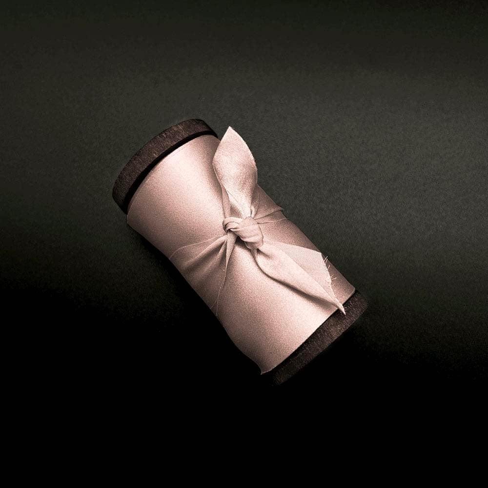 Blossom Pink Pure Silk Ribbon - VAZASILK