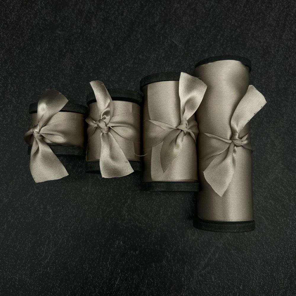 Champagne Pure Silk Ribbon - VAZASILK