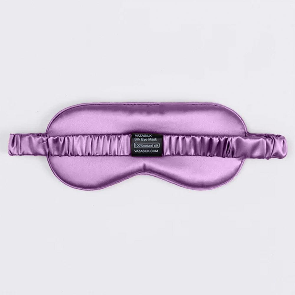 Dark Purple Mulberry Silk Sleep Eye Mask - VAZASILK