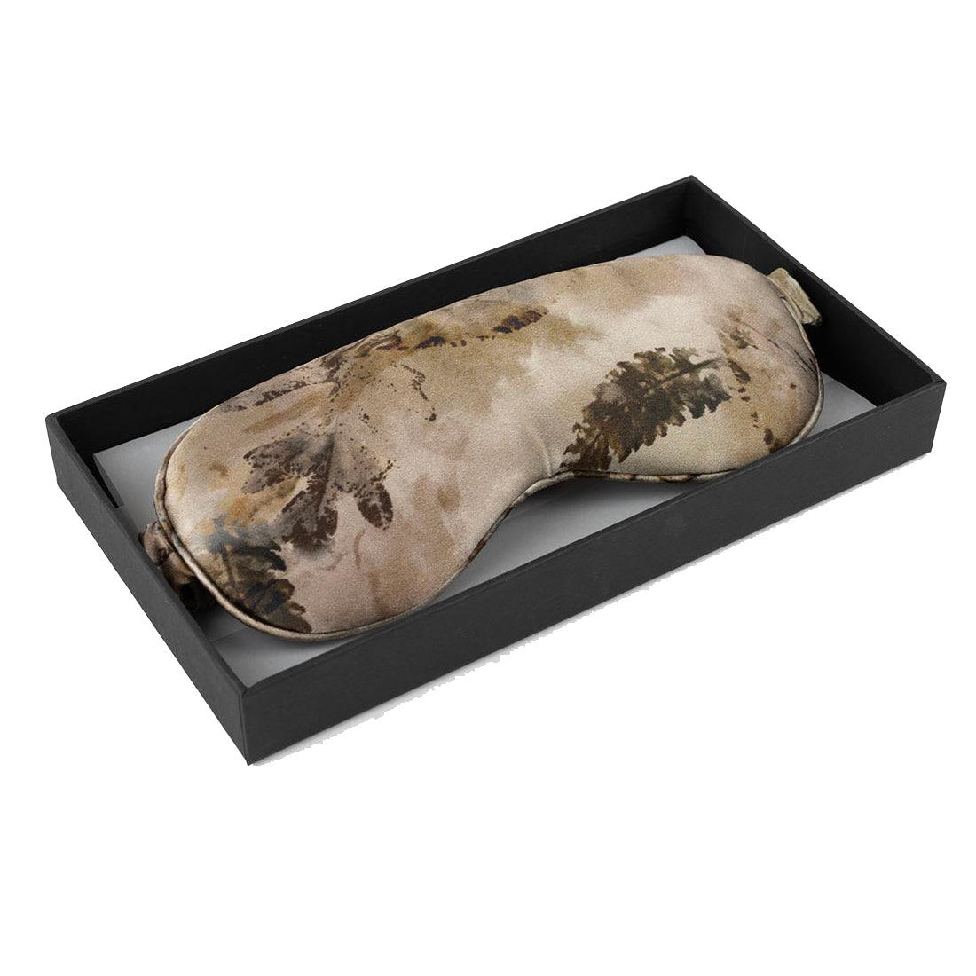Earthen Mocha Pure Mulberry Silk Sleep Eye Mask - VAZASILK