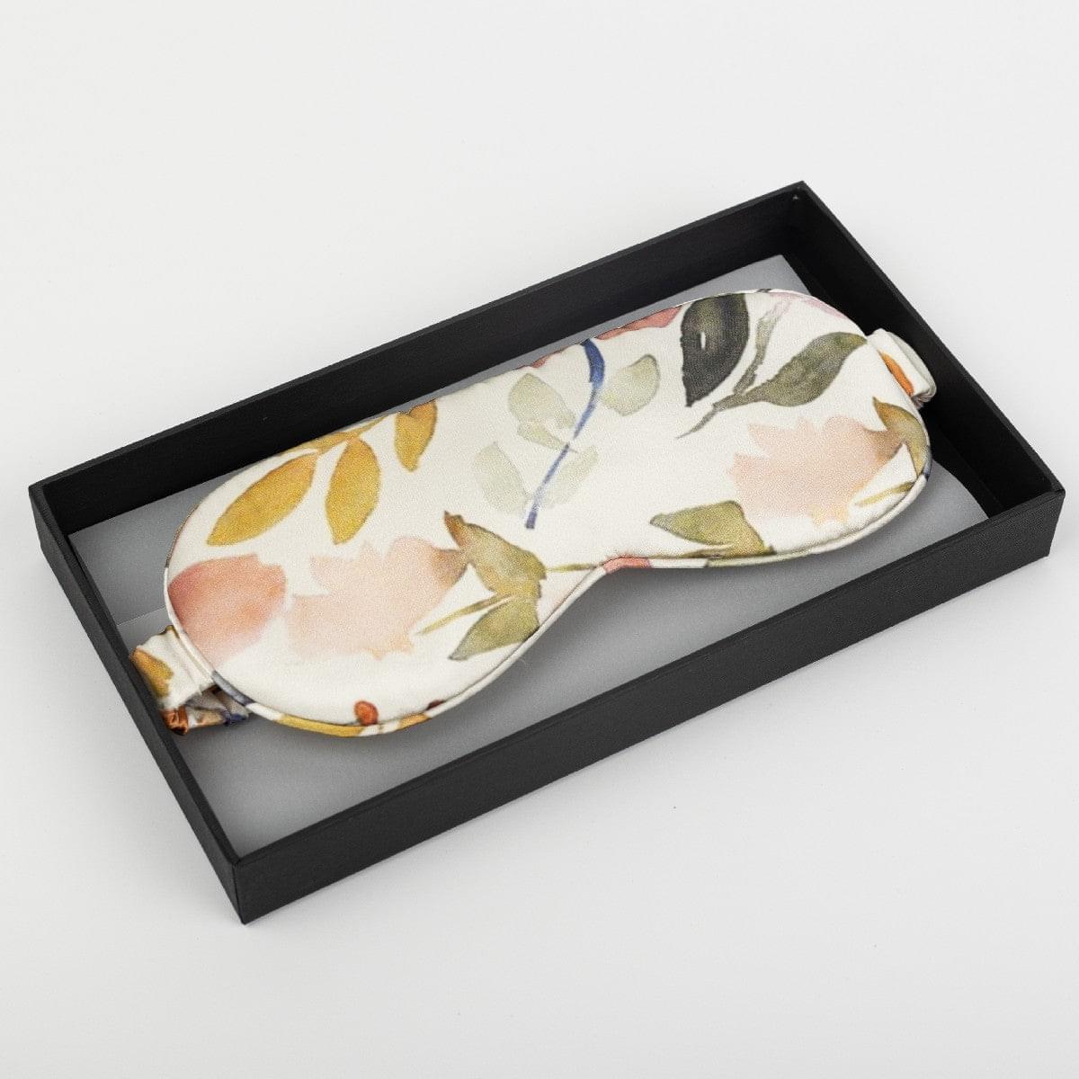 Fallen Leaves Pure Mulberry Silk Sleep Eye Mask - VAZASILK