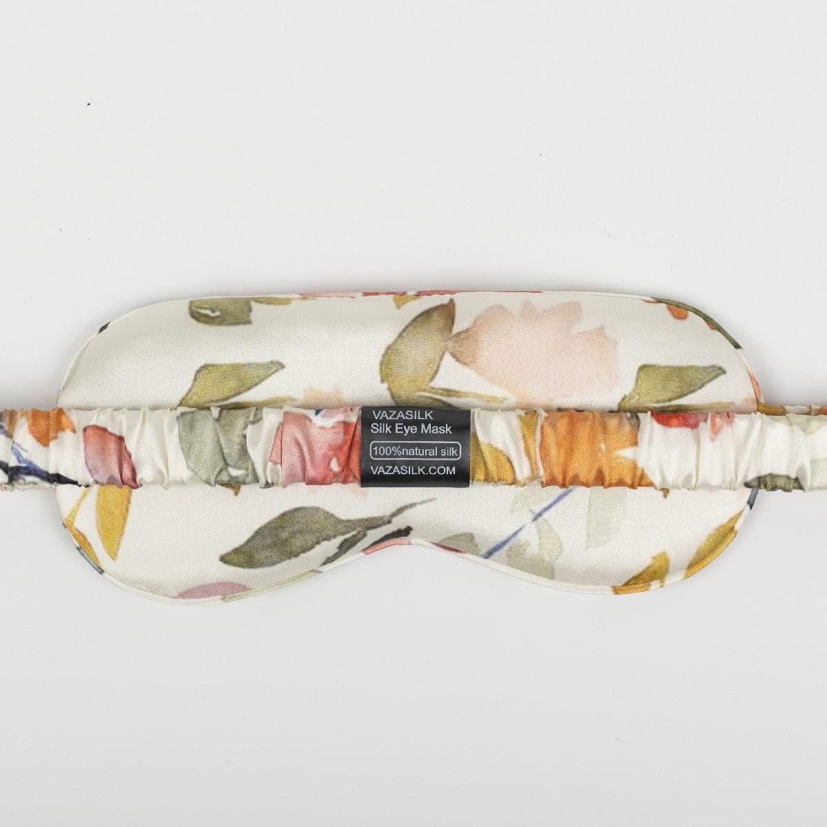 Fallen Leaves Pure Mulberry Silk Sleep Eye Mask - VAZASILK