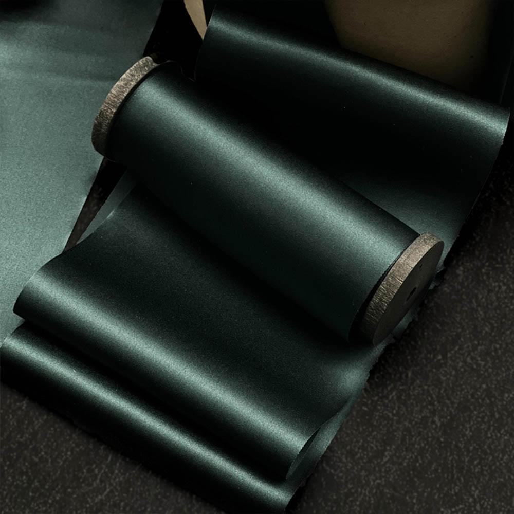 Forest Green Pure Silk Ribbon - VAZASILK
