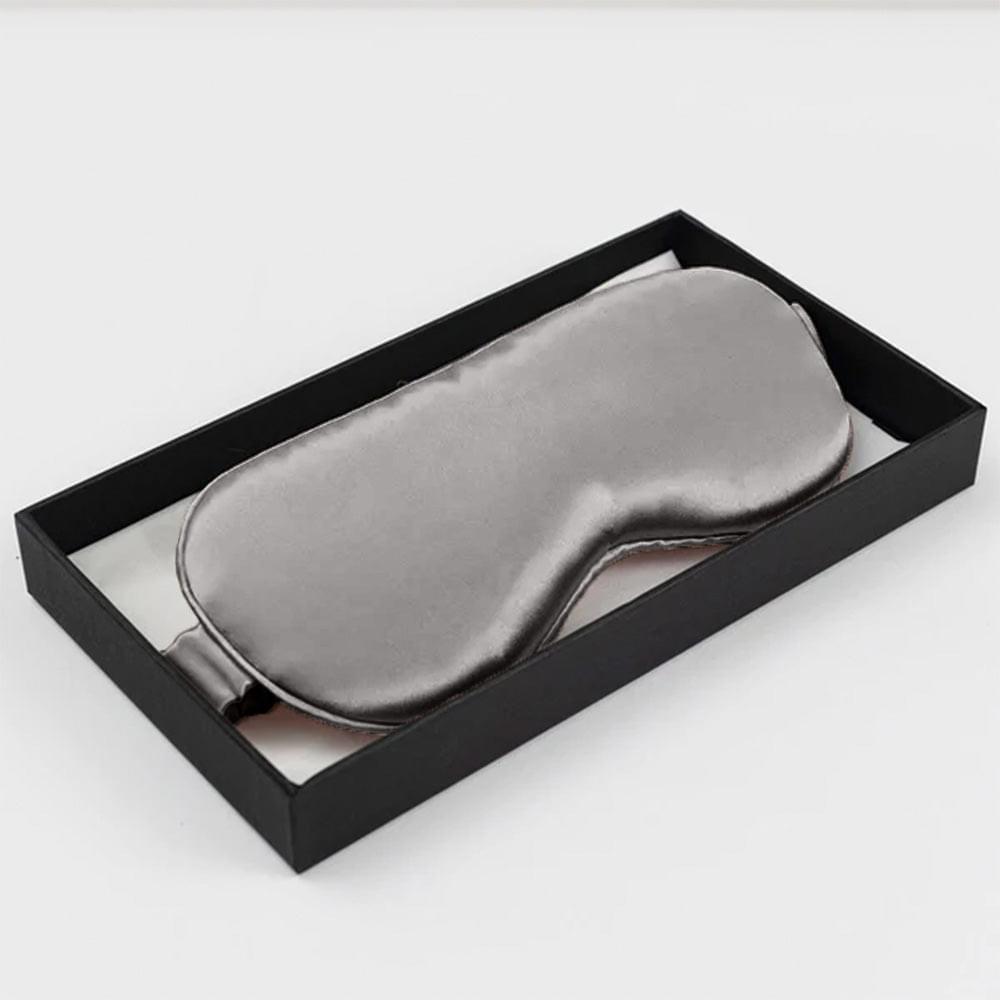 Gray Pure Mulberry Silk Sleep Eye Mask - VAZASILK