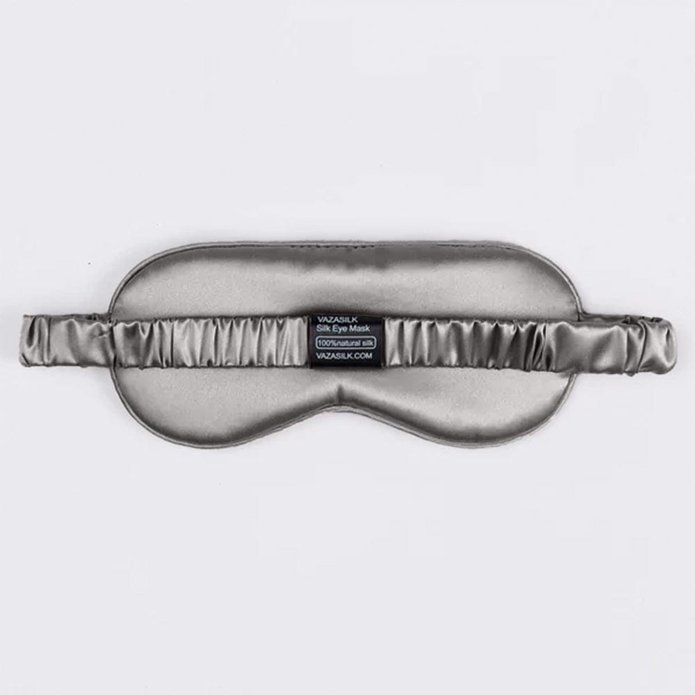 Gray Pure Mulberry Silk Sleep Eye Mask - VAZASILK