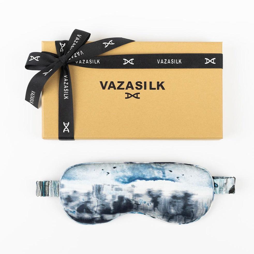 Ink Dyeing Pure Mulberry Silk Sleep Eye Mask - VAZASILK