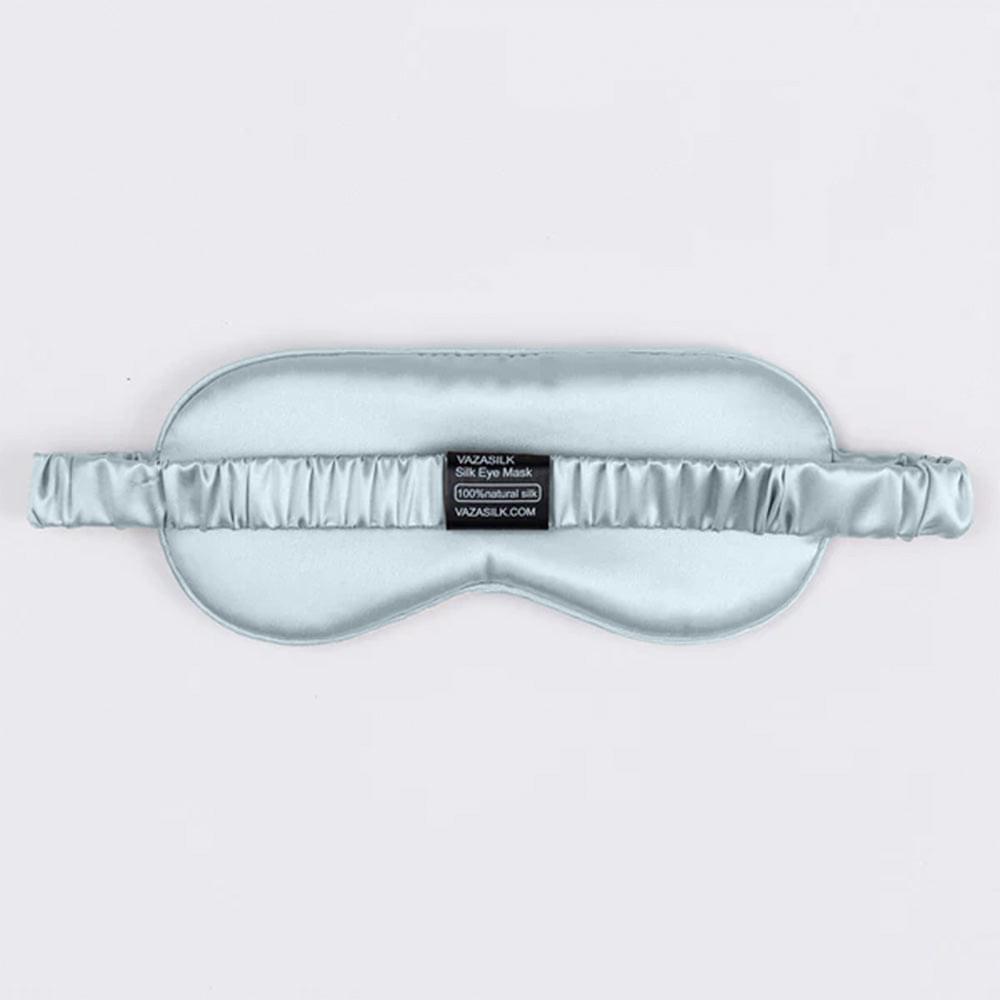 Light Blue Pure Mulberry Silk Sleep Eye Mask - VAZASILK