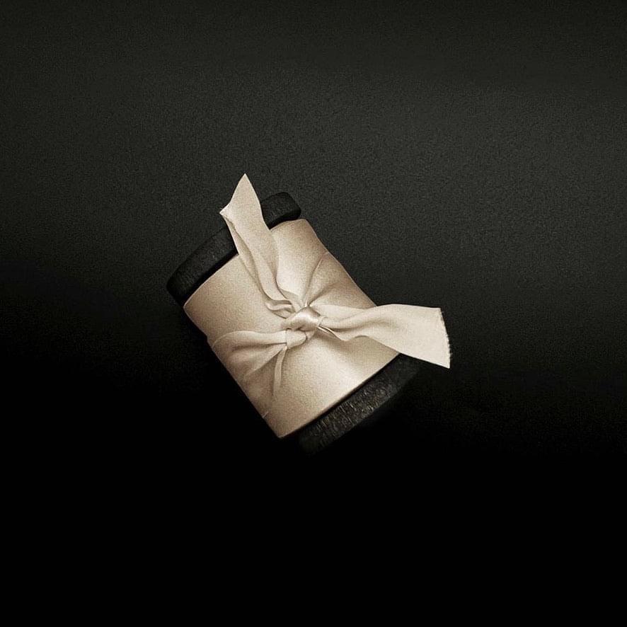 Light Champagne Pure Silk Ribbon - VAZASILK