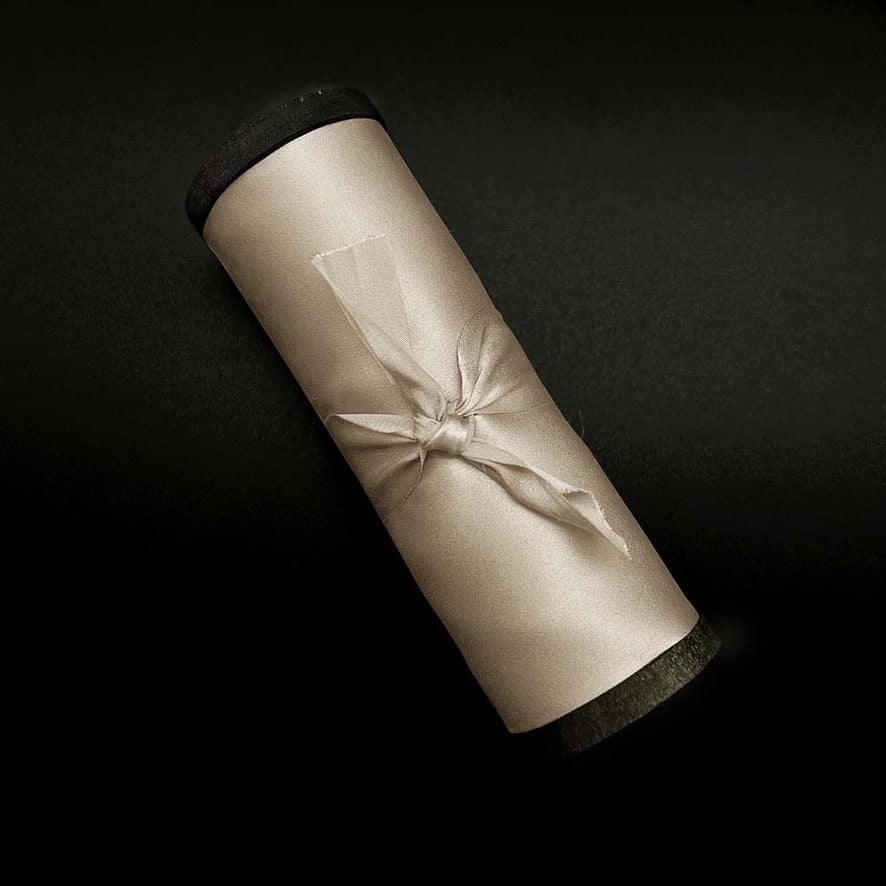 Light Champagne Pure Silk Ribbon - VAZASILK
