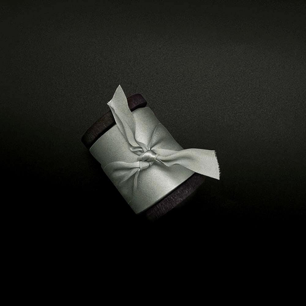 Light Green Pure Silk Ribbon - VAZASILK