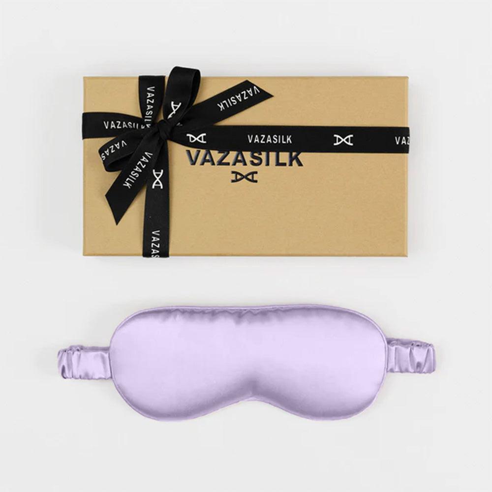 Light Purple Pure Mulberry Silk Sleep Eye Mask - VAZASILK